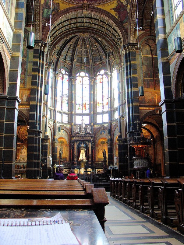 Netherlands Amsterdam St Nicholas interior nave